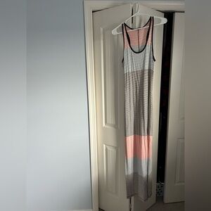 Classic striped Maxi dress